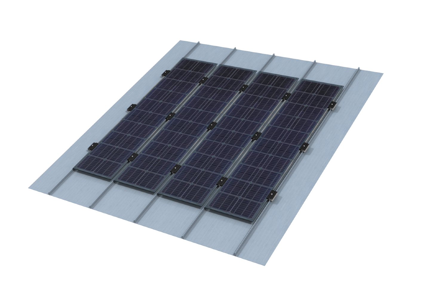 RHEINZINK-PV: frameloze solarpanelen voor het RHEINZINK felsdak RHEINZINK-PV: frameloze solarpanelen voor het RHEINZINK felsdak